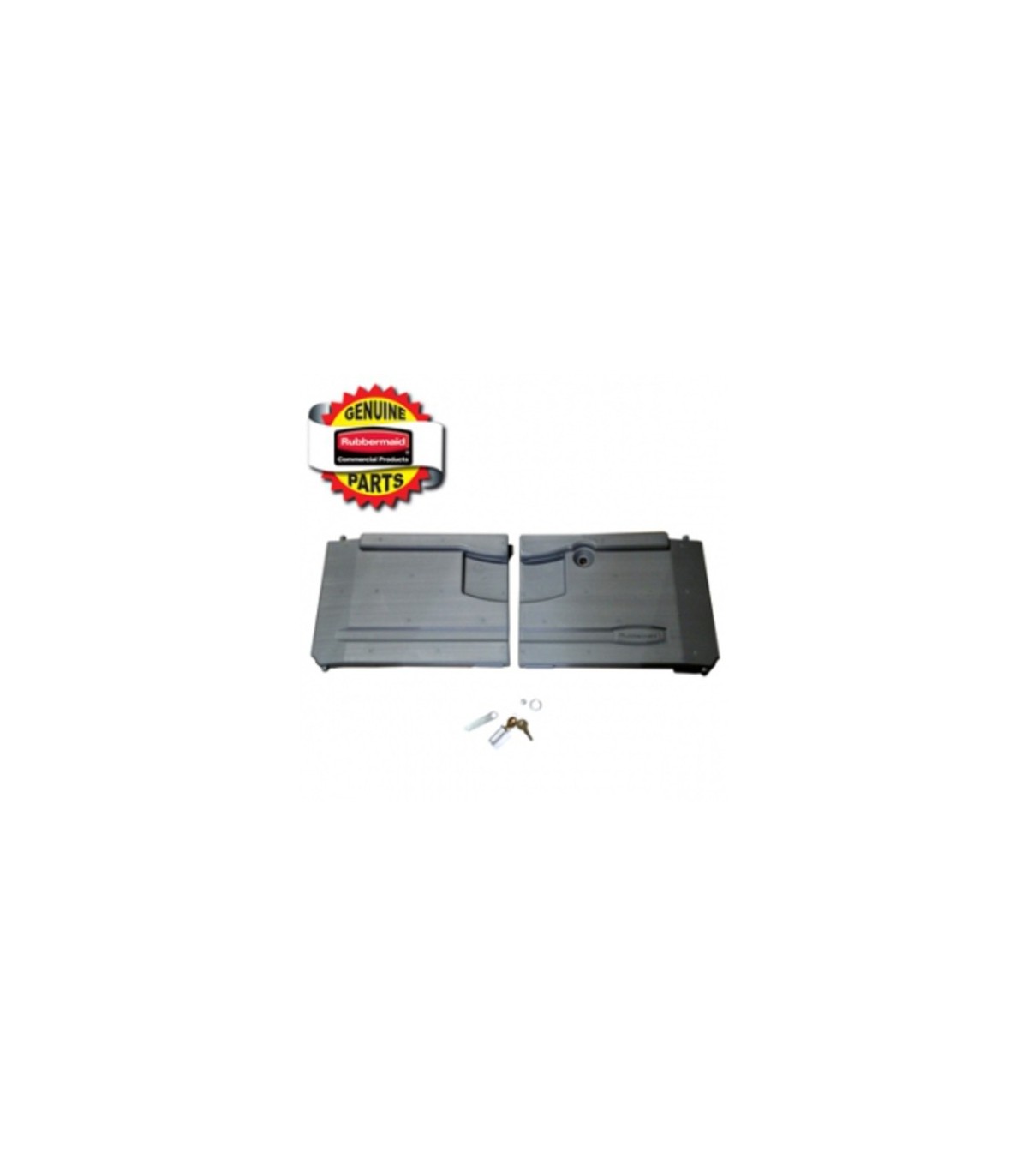 Part - Door Kit (2) w/Lock - Gray - FG4094L1LGRAY -  - [unit price]