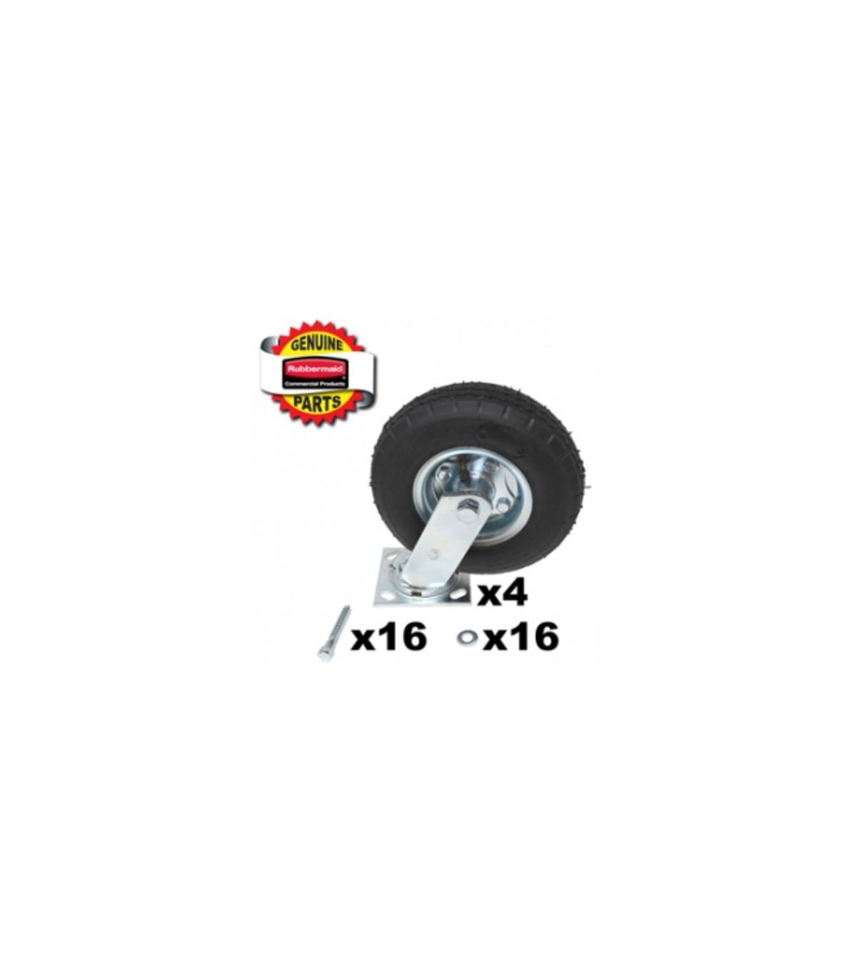 Part - 8" Pneumatic Swivel/Fixed Caster Replacemnt Kit - FG4436M10000 -  - [unit price]