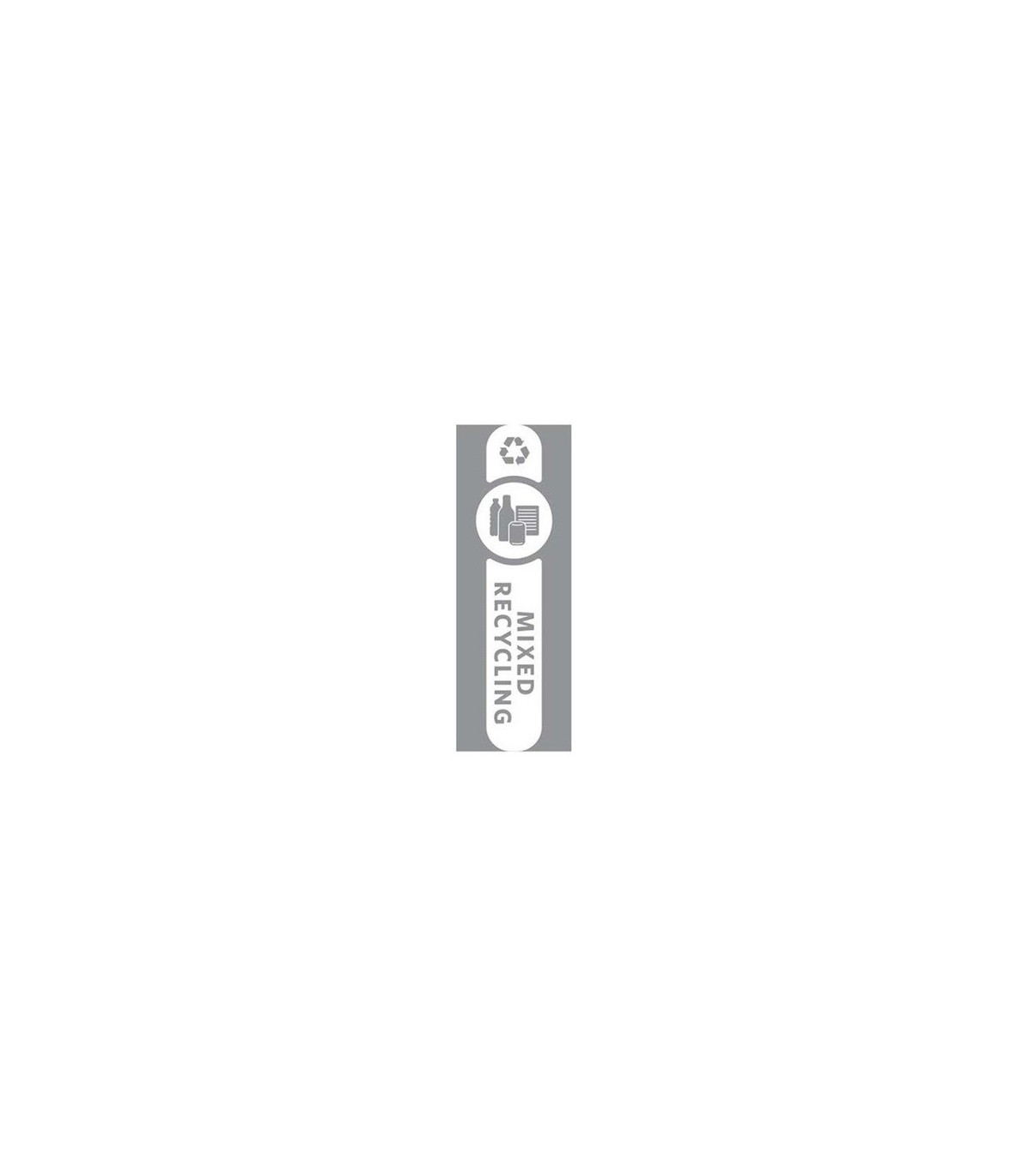 Rubbermaid FG1992438 Final Sale: Label-Mix Rec 10.5x2.7"Vertical-10/pk-Wht, Price Per PK - FG1992438 -  - [unit price]