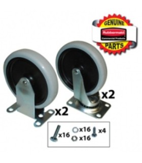 Part - Caster Kit-2 Rigid, 2 Swivel,W/Hardwr - FG9T66L10000 -  - [unit price]
