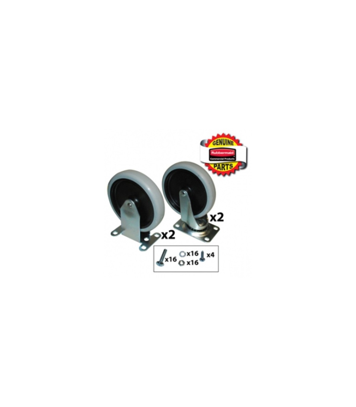 Part - Caster Kit-2 Rigid, 2 Swivel,W/Hardwr - FG9T66L10000 -  - [unit price]