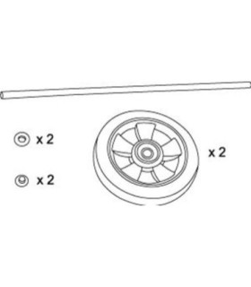 Part - Wheel & Axle Part for HK Cart - FG9T73L9GRAY -  - [unit price]