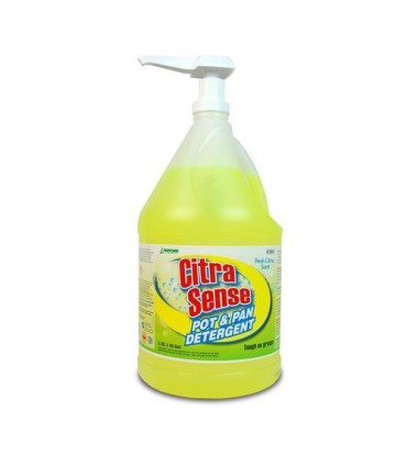 Citra Sense Pot & Pan Detergent Liquid w/Pump - 3/3.78 - 23804 -  - [unit price]