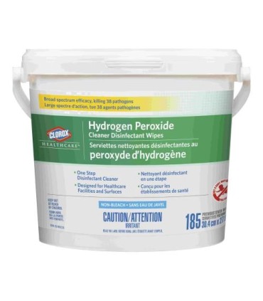 Clorox Peroxide Disinfectant Cleaner, 185 ct. 2/185-CT - 1458 -  - [unit price]