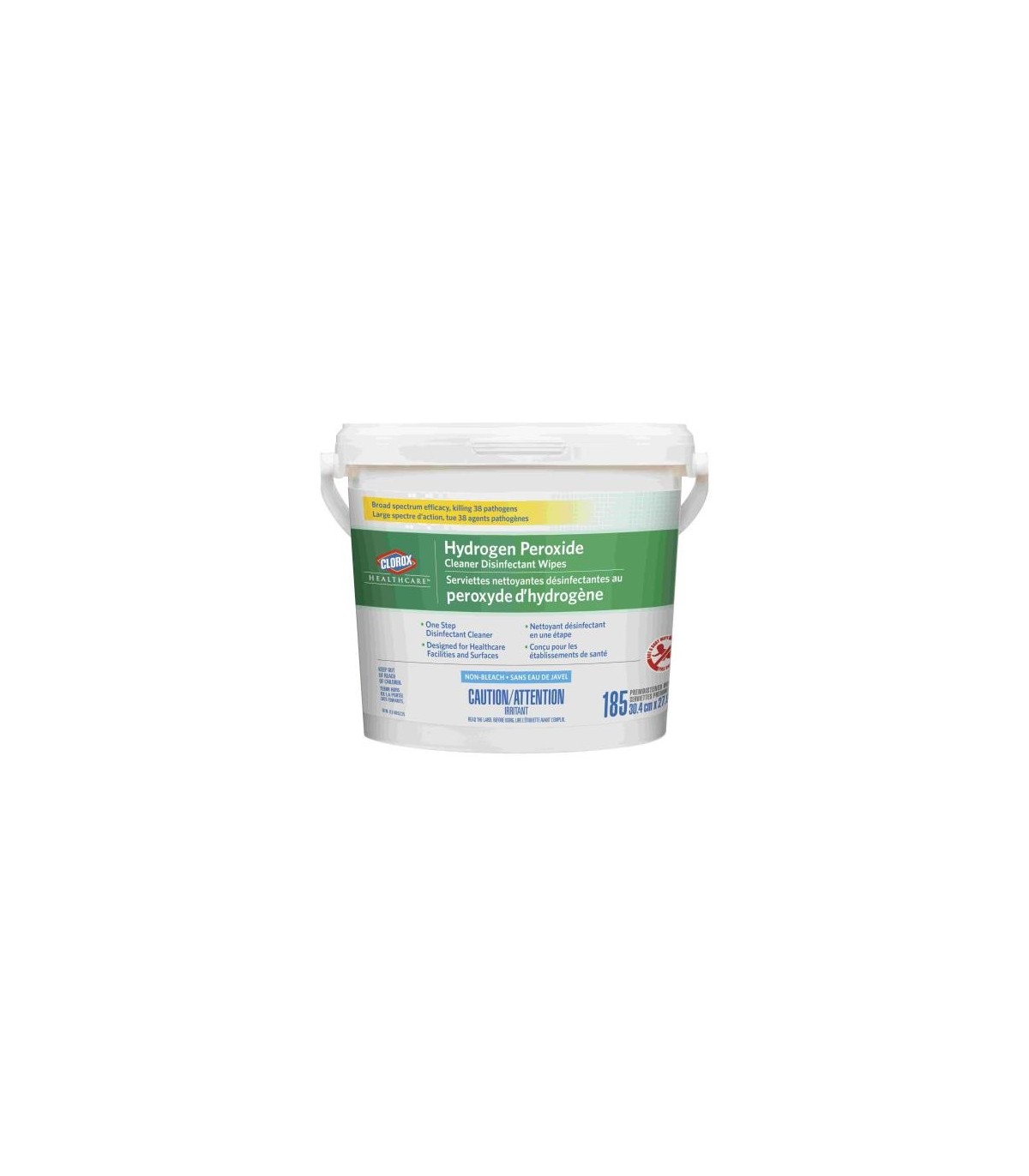 Clorox Peroxide Disinfectant Cleaner, 185 ct. 2/185-CT - 1458 -  - [unit price]