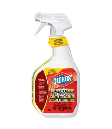 Clorox Biostain & Odor Remover Spray, Trigger Spray, 946 ML, 9/Case 9/CS - 1693 -  - [unit price]