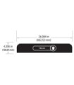 Rubbermaid FG1995029 Final Sale: Label - Config 45G Trash 26.08x4.21"-Black, Price Per EA