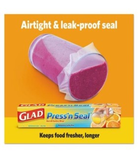 Glad Press N Seal 70Sqft 1/CS/12 - 70441 -  - [unit price]
