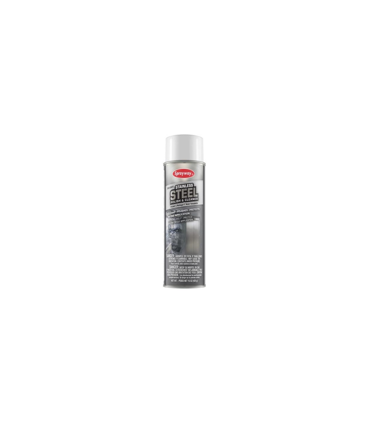Sprayway 1000058639 Proline Stainless Steel Cleaner, 15-oz 12/CS - 1000058639 -  - [unit price]