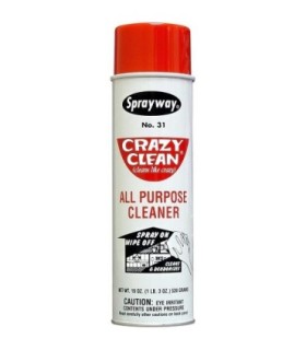 Sprayway SW031 Crazy Clean All Purpose Cleaner, Clear Spray, 18.6oz, 12/Case 12/18.6-OZ - SW031 -  - [unit price]