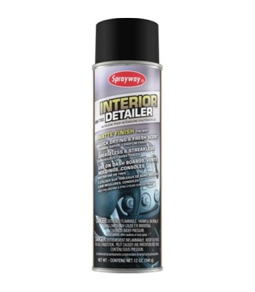 Sprayway SW780 Interior Detailer, 12 Oz, Clear 12/12-OZ - SW780 -  - [unit price]