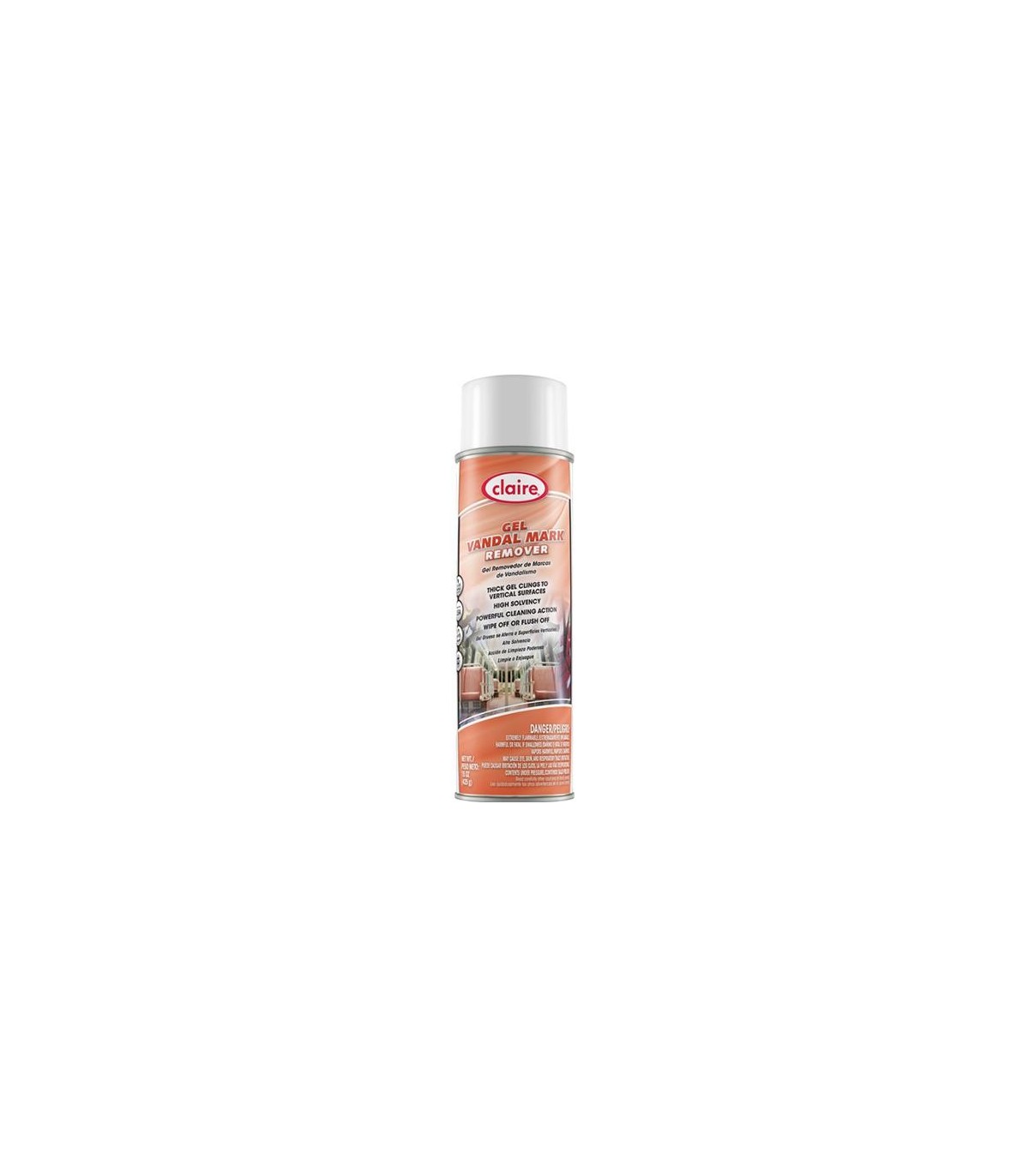 Claire CL880 ADVAN Vandal Mark Remover Aerosol (12x400gr) CASE 12/15-OZ - CL880 -  - [unit price]