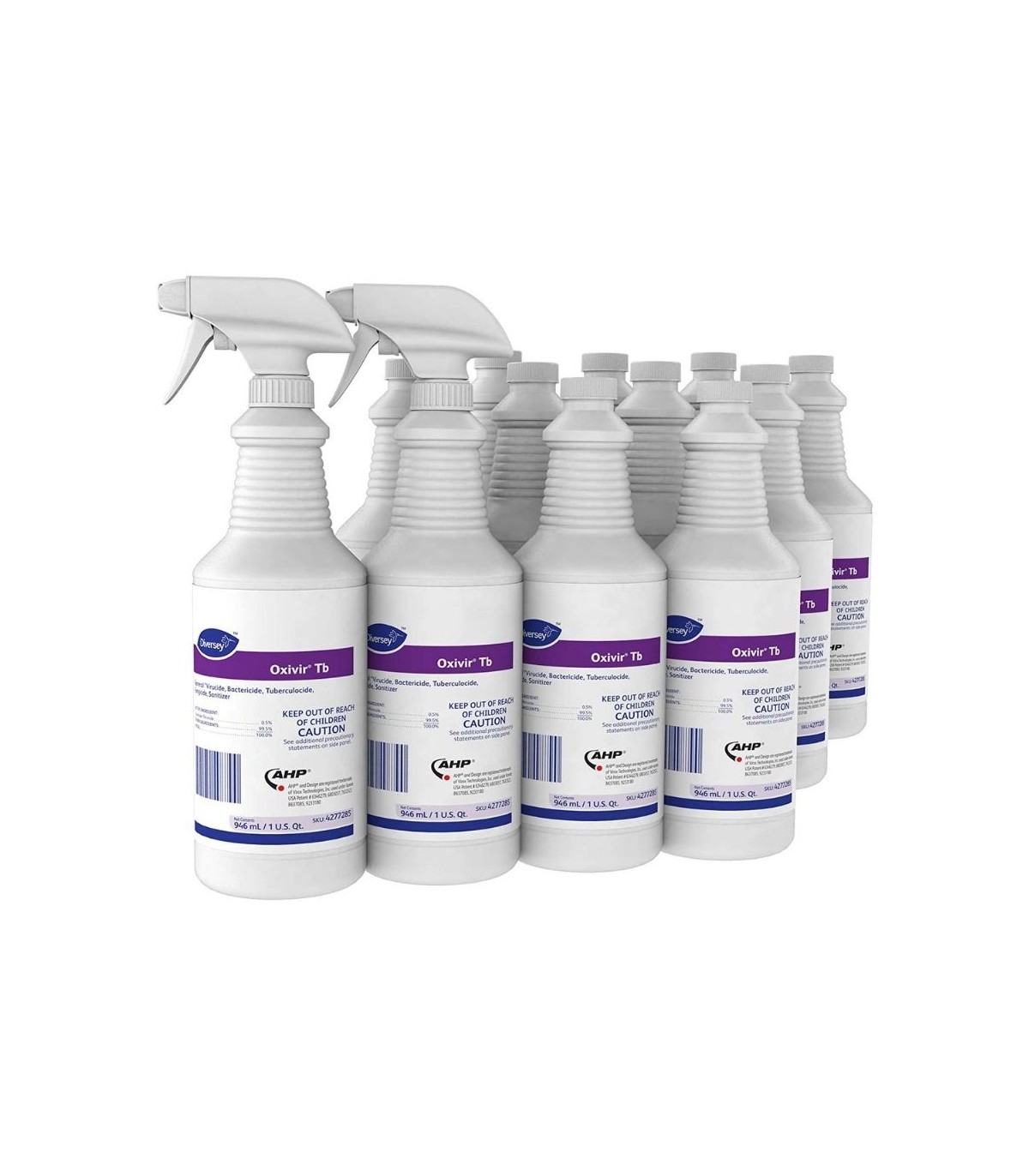 Diversey 4277293 Oxivir TB - One-Step Disinfectant Trigger - 12/946ml - 4277293 -  - [unit price]