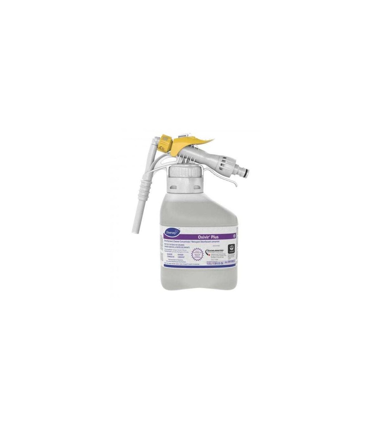 Diversey 101109764 Oxivir Plus Disinf Clnr Conc RTD - 2/1.5L[5919032] - 101109764 -  - [unit price]