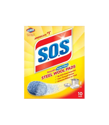 SOS - Soap Pads - Regular - 6/10ct - 93101 -  - [unit price]