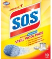 SOS - Soap Pads - Regular, Case of 6/10ct
