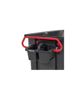 Rubbermaid FG2229066 Brute Ergo Rotomolded Tilt Truck Handle & Caddy - Red, Price Per EA - FG2229066 -  - [unit price]