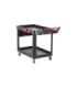 Rubbermaid FG1997208 SOP: HD Utility Cart -Adapt Med 22x51"Lipped 2 Shelf-Blk, Price Per EA - FG1997208 -  - [unit price]