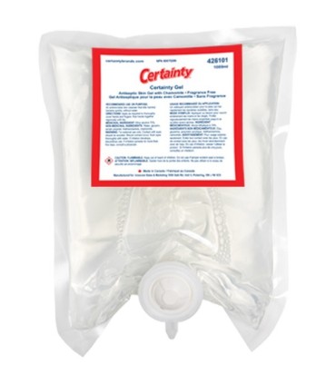 HOSPECO 426101 Certainty - Hand Sanitizer Gel Refill 70% 1L - 8/cs - 426101 -  - [unit price]