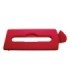 Rubbermaid FG2007194 SOP: Slim Jim - BYO Station Paper Slot Lid Insert - Red, Price Per EA - FG2007194 -  - [unit price]