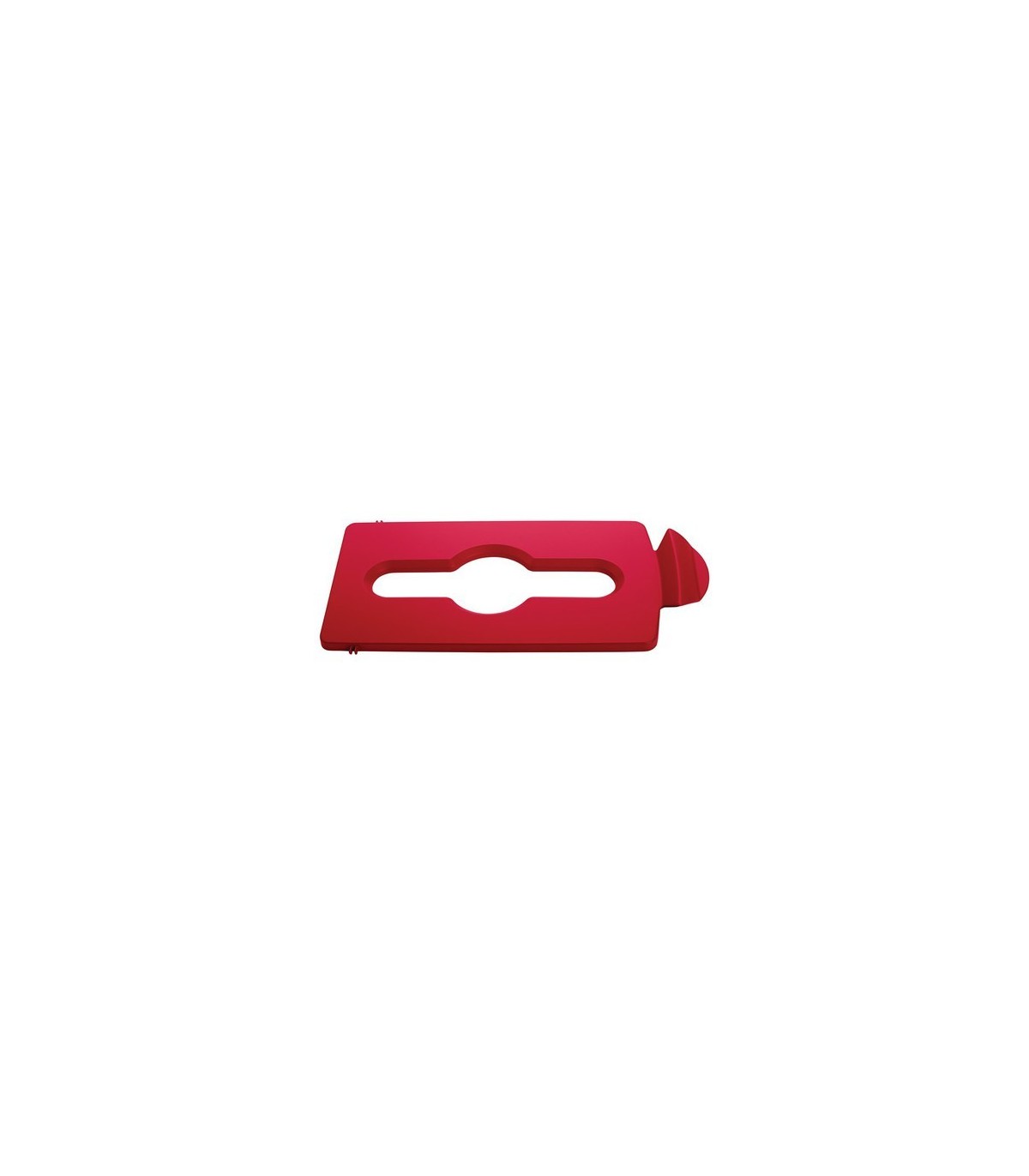 Rubbermaid FG2007195 Final Sale: Slim Jim- BYO Mix Rec Lid Insert-Red, Price Per EA - FG2007195 -  - [unit price]