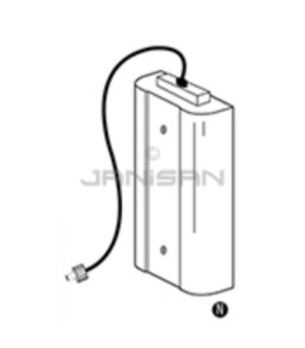 Rubbermaid 490157 Part - One Shot Battery Compartment w/Connector Price/Case