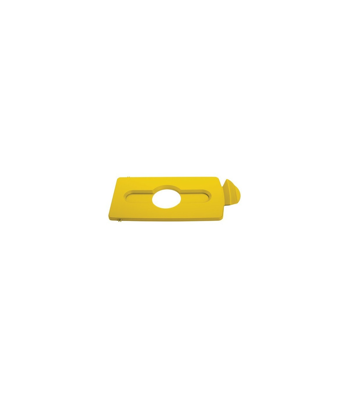 Rubbermaid FG2007881 SOP: Slim Jim - BYO Station Bottles/Cans Lid Insert -Yellow, Price Per EA - FG2007881 -  - [unit price]