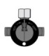 Rubbermaid 490179 Part - SST Mixing Valve 3/8x1/2" w/Dirt Filter Price/Each