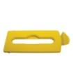 Rubbermaid FG2007882 SOP: Slim Jim - BYO Station Paper Slot Lid Insert - Yellow, Price Per EA