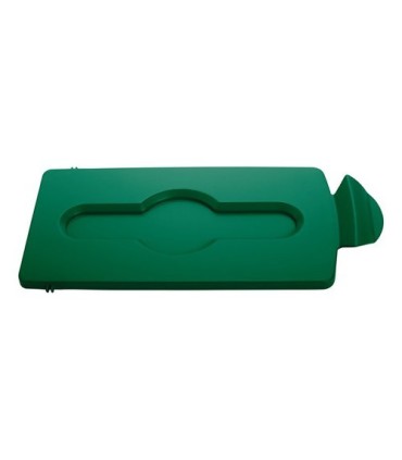 Rubbermaid FG2007884 SOP: Slim Jim - BYO Station Closed Lid Insert - Green, Price Per EA - FG2007884 -  - [unit price]