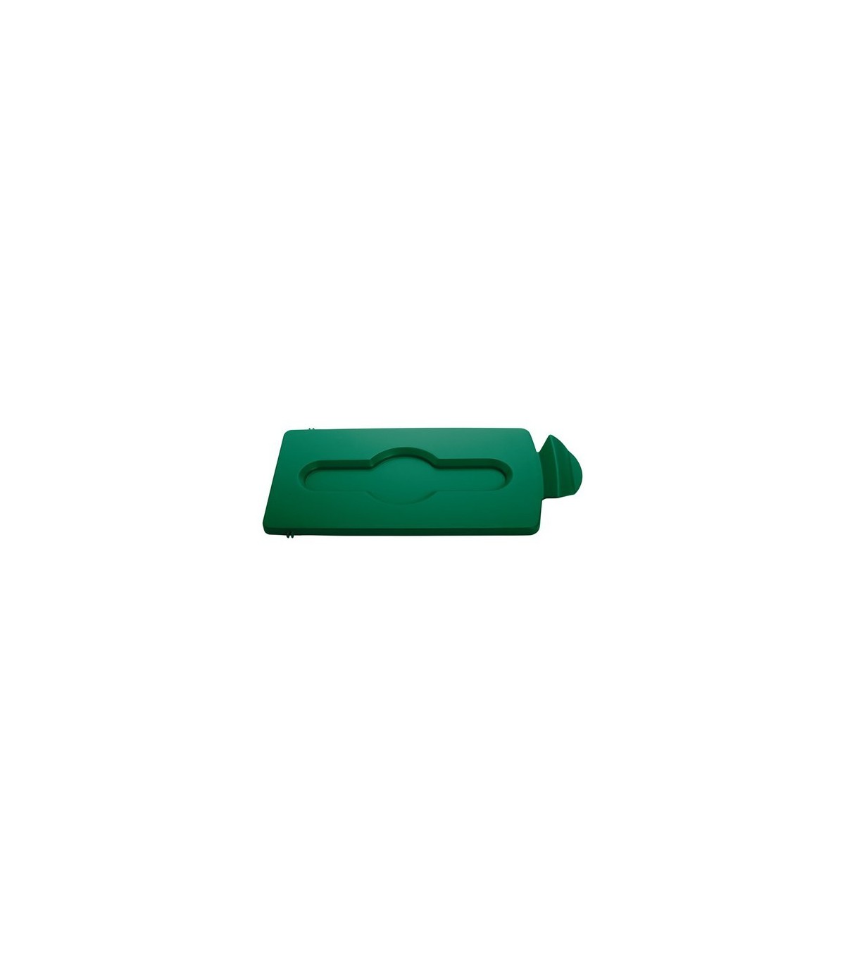 Rubbermaid FG2007884 SOP: Slim Jim - BYO Station Closed Lid Insert - Green, Price Per EA - FG2007884 -  - [unit price]