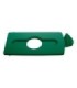 Rubbermaid FG2007885 Slim Jim - BYO Station Bottles/Cans Lid Insert - Green, Price Per EA - FG2007885 -  - [unit price]