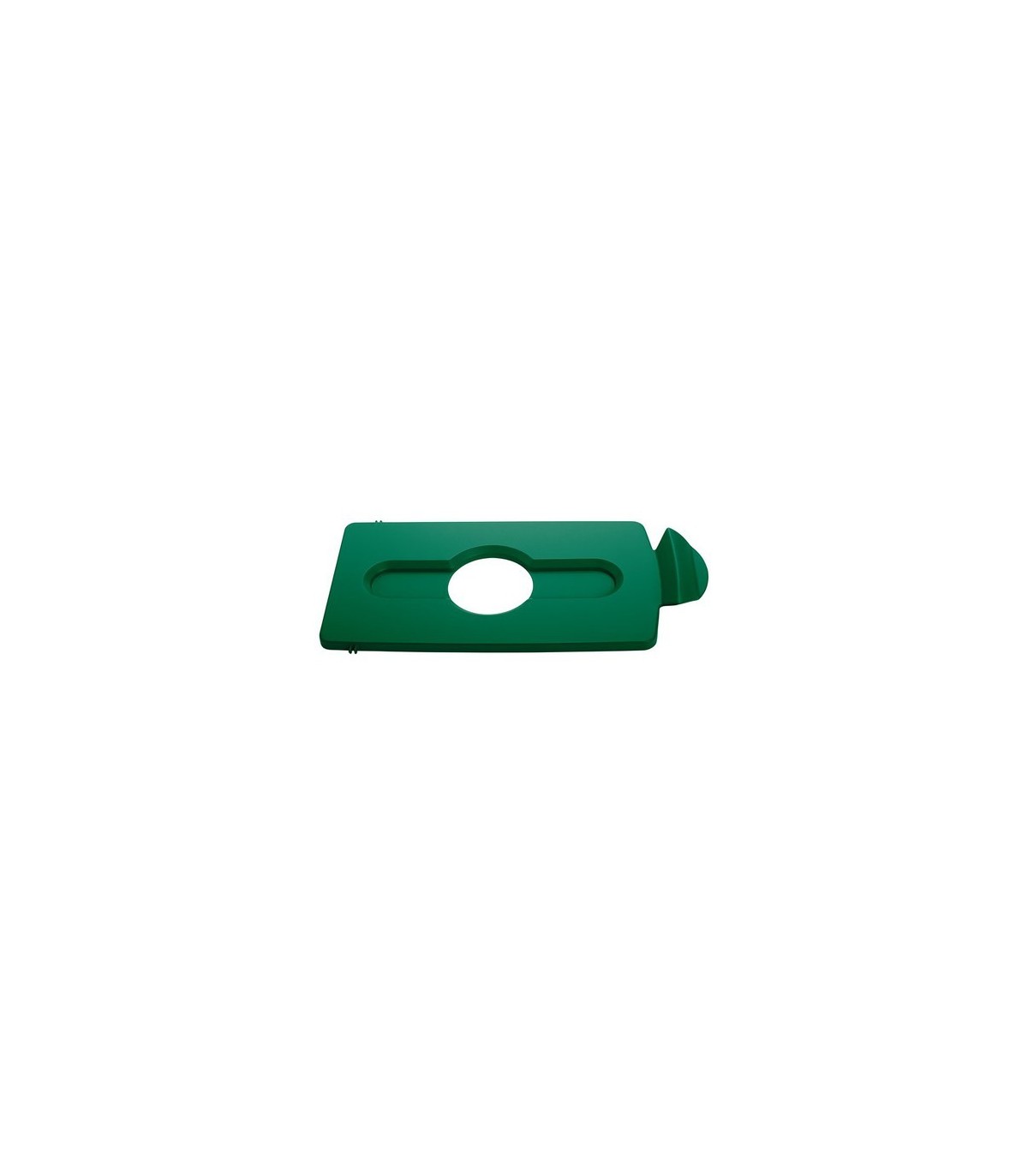 Rubbermaid FG2007885 Slim Jim - BYO Station Bottles/Cans Lid Insert - Green, Price Per EA - FG2007885 -  - [unit price]