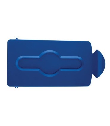 Rubbermaid FG2007888 SOP: Slim Jim - BYO Station Closed Lid Insert - Blue, Price Per EA - FG2007888 -  - [unit price]