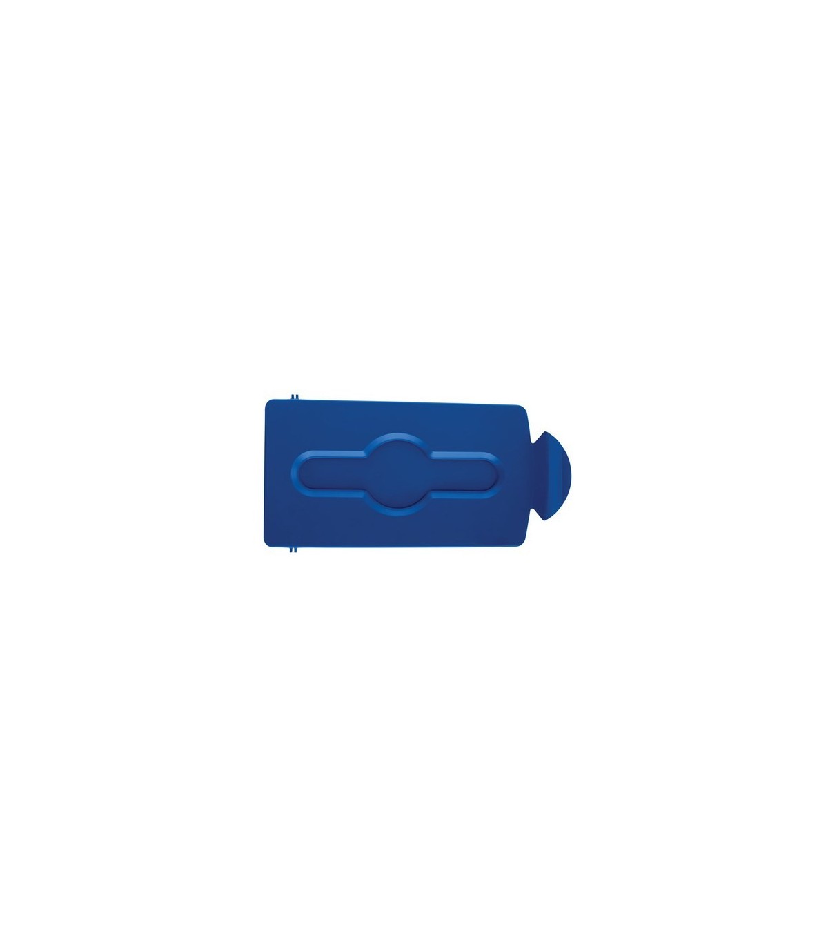 Rubbermaid FG2007888 SOP: Slim Jim - BYO Station Closed Lid Insert - Blue, Price Per EA - FG2007888 -  - [unit price]