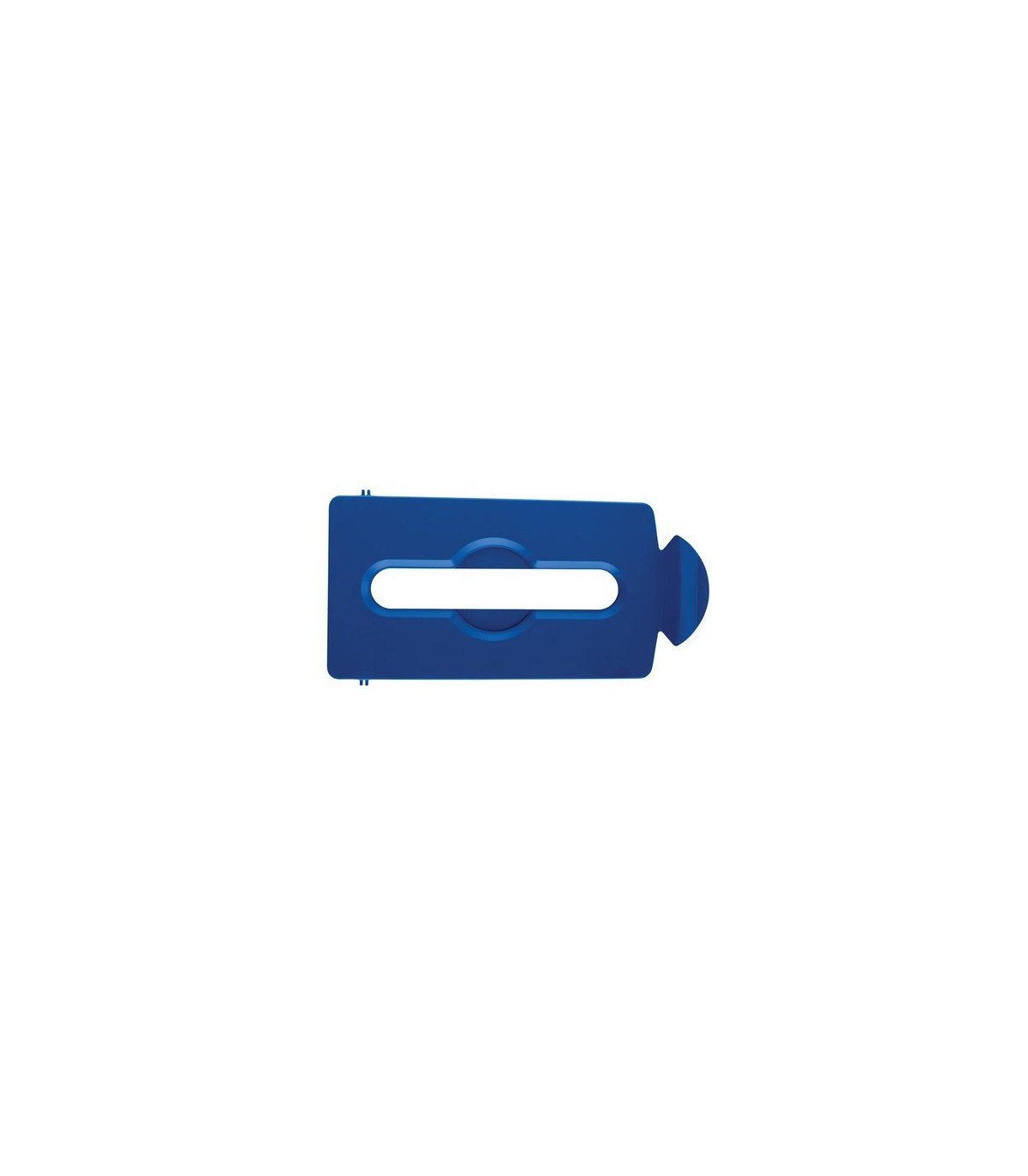 Rubbermaid FG2007890 SOP: Slim Jim - BYO Station Paper Slot Lid Insert - Blue, Price Per EA - FG2007890 -  - [unit price]