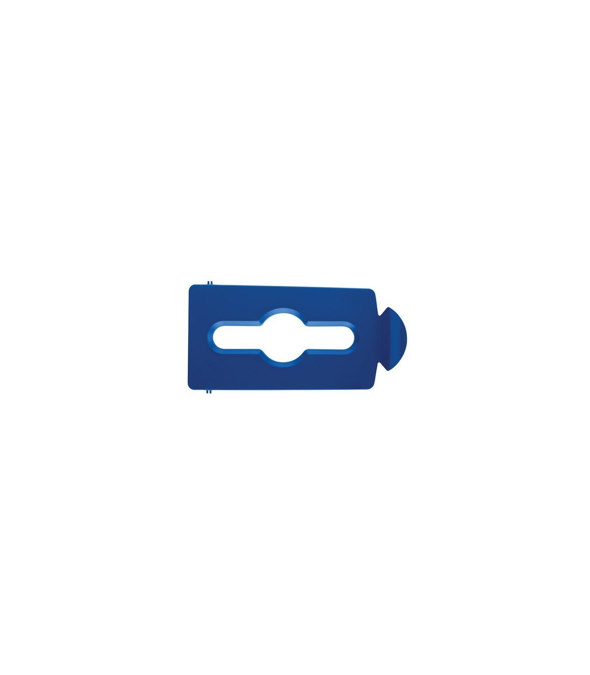 Rubbermaid FG2007891 SOP: Slim Jim - BYO Station Mixed Recycling Lid - Blue, Price Per EA - FG2007891 -  - [unit price]