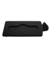 Rubbermaid FG2007892 Slim Jim - BYO Station Closed Lid Insert - Black, Price Per EA