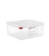 San Jamar Araven - Food Pan W/ Lid PP GN 2/3 Size 6"- Transluc