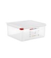 San Jamar Araven - Food Pan W/ Lid PP GN 2/3 Size 6"- Transluc