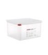 San Jamar Araven - Food Pan W/ Lid PP GN 2/3 Size 8"- Transluc