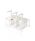 San Jamar Araven - Holder 3 Pump w/GN 1/9 Size Food Pan PP Clear