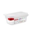 San Jamar Araven -Food Pan w/Lid PP GN 1/9 Size 2.5"- Transluc