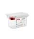 San Jamar Araven - Food Pan w/Lid PP GN 1/9 Size 4" - Transluc