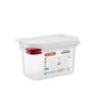 San Jamar Araven - Food Pan w/Lid PP GN 1/9 Size 4" - Transluc