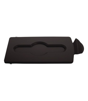 Rubbermaid FG2007900 SOP: Slim Jim - BYO Station Closed Lid Insert - Brown, Price Per EA - FG2007900 -  - [unit price]