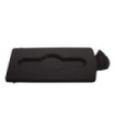 Rubbermaid FG2007900 SOP: Slim Jim - BYO Station Closed Lid Insert - Brown, Price Per EA