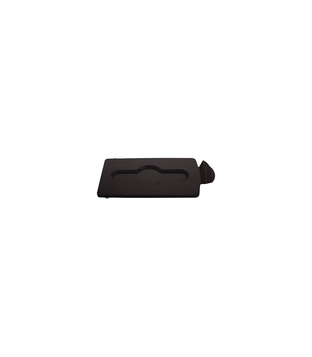 Rubbermaid FG2007900 SOP: Slim Jim - BYO Station Closed Lid Insert - Brown, Price Per EA - FG2007900 -  - [unit price]