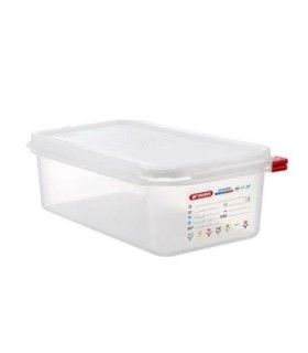 San Jamar Araven - Food Pan w/Lid PP GN 1/3 Size 4" - Transluc