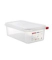 San Jamar Araven - Food Pan w/Lid PP GN 1/3 Size 6" - Transluc